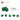 4125281-BRICK CORNER 1X2X2-Dark Green