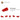 4540382-ROOF TILE W. LATTICE 1X2X2/3-Bright Red