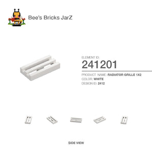 241201-RADIATOR GRILLE 1X2-White