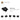 281726-TECHNIC DOUB. BEARING PL. 2X2-Black