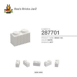 287701-PROFILE BRICK 1X2-White