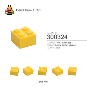 300324-BRICK 2X2-Bright Yellow