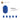306223-ROUND BRICK 1X1-Bright Blue