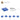 306823-FLAT TILE 2X2-Bright Blue