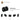 3200026-BRICK 1X2 M. 2 HOLES Ø 4,87-Black