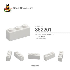 362201-BRICK 1X3-White