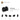 370026-TECHNIC BRICK 1X2, Ø4.9-Black