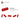 370121-TECHNIC BRICK 1X4, Ø4,9-Bright Red