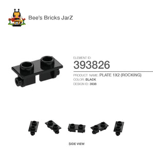 393826-PLATE 1X2 (ROCKING)-Black
