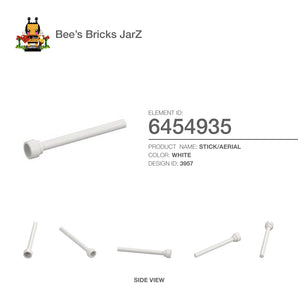 395701-WHIP/AERIAL-White