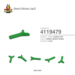 4119479-CARROT TOP-Bright Green