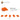 4121737-ROOF TILE 2X3/25° INV.-Bright Orange