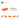 4125254-RADIATOR GRILLE 1X2-Bright Orange