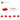4140585-PLATE 1X2 W. STICK-Bright Red