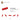 4142865-2M CROSS AXLE W. GROOVE-Bright Red