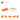 4158355-PLATE 2X4-Bright Orange