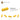 4164073-BRICK 1X4 W. 4 KNOBS-Bright Yellow