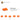 4190164-PLATE 1X2 W. STICK-Bright Orange