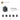 4210639-TECHNIC BRICK 1X1-Dark Stone Grey