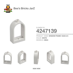 4247139-WINDOW FRAME 1X2X2 2/3-White