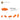 4251969-BRICK WITH BOW 1X3X3-Bright Orange