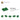 4272665-PLATE 1X2 WITH SLIDE-Dark Green