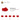 4278275-SLIDE SHOE ROUND 2X2-Bright Red