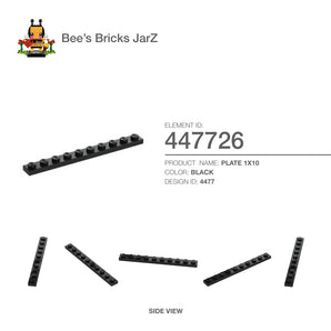 447726-PLATE 1X10-Black