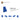 4498155-RIGHT PLATE 2X3 W/ANGLE-Bright Blue