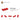 4515365-PLATE 1X2 W/SHAFT Ø3.2-Bright Red