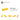 4515367-PLATE 1X2 W/SHAFT Ø3.2-Bright Yellow