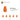 4518029-NOSE CONE SMALL 1X1-Bright Orange