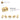 4523145-BRICK 1X2 M. 2 HOLES Ø 4,87-Brick Yellow
