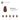 4529242-NOSE CONE SMALL 1X1-Reddish Brown