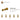 4538126-STICK Ø3.2 2MM W/KNOB AND TUBE-Warm Gold