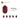 4539099-ROUND BRICK 1X1-Dark Red