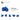 4558606-BRICK CORNER 1X2X2-Bright Blue