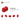 4569056-BRICK 1X2 W. FOUR KNOBS-Bright Red