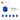 4583862-BRICK 1X1 W. 1 KNOB-Bright Blue