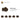 4623298-PLATE 2X2 ROUND-Dark Brown