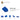 4651236-ROOF TILE 1 X 2 X 2/3, ABS-Bright Blue