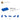 4651237-PLATE W. BOW 2X4X2/3-Bright Blue