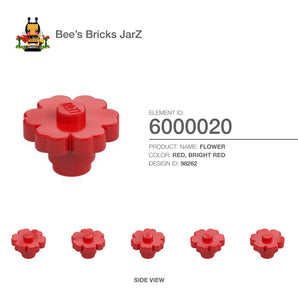 6000020-FLOWER-Bright Red
