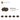6005030-PLATE 4X4 ROUND W. SNAP-Dark Brown