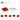 6013868-FLAT TILE 2X2 INV.-Bright Red