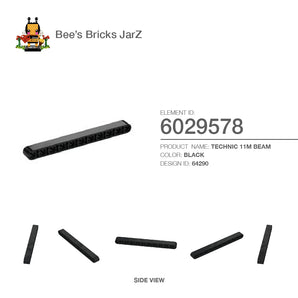 6029578-TECHNIC 11M BEAM-Black
