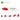 6029946-PLATE W. BOW 1X2X2/3-Bright Red