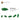 6039946-BRICK WITH BOW 1X3X3-Dark Green