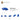 6055065-PLATE W. BOW 1X2X2/3-Bright Blue