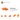 6055069-PLATE W. BOW 1X2X2/3-Bright Orange